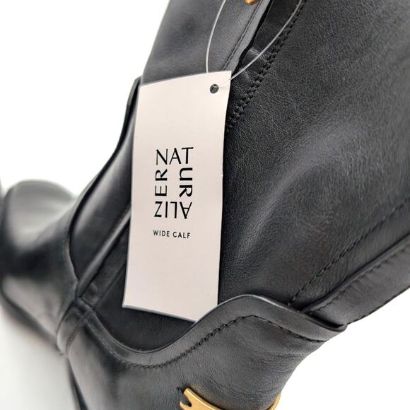 27 Edit Naturalizer Edda Knee High Boots Side Zip Women's Black Size US7.5 EU38 - Picture 15 of 16